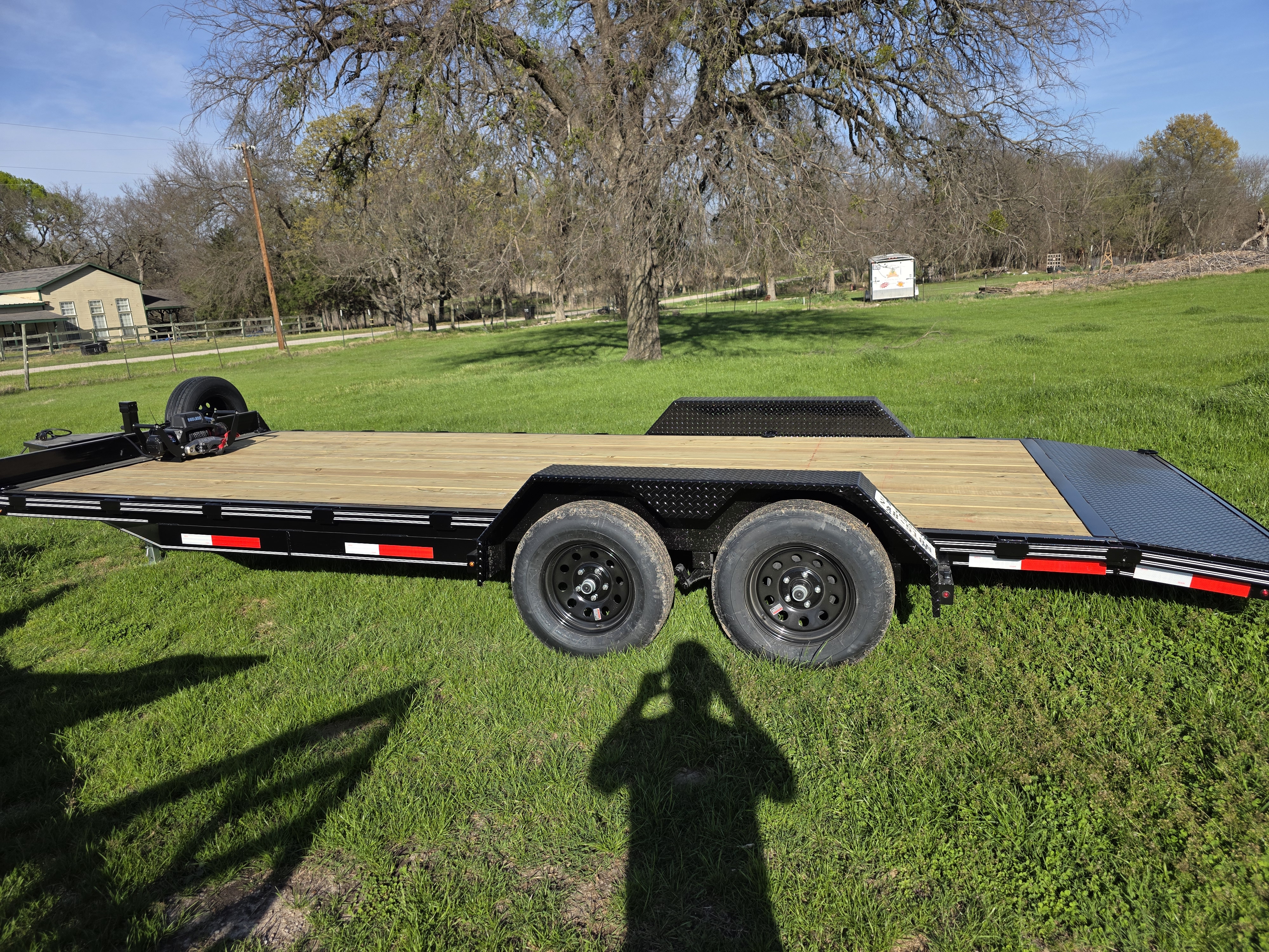 Car hauler side view